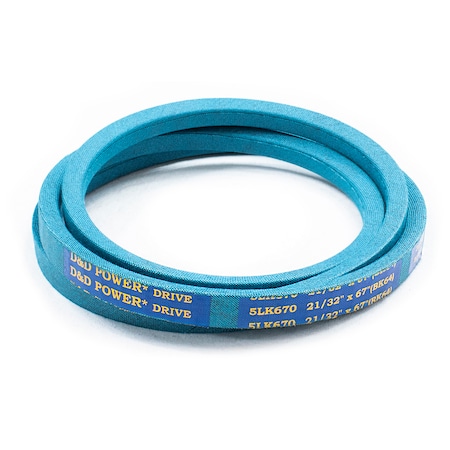 D&D 5LK670 67" Outside Length, 5/8" Top Width, 1 Ribs 5LK670